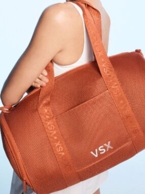 VSX Orange Mesh Weekender Tote